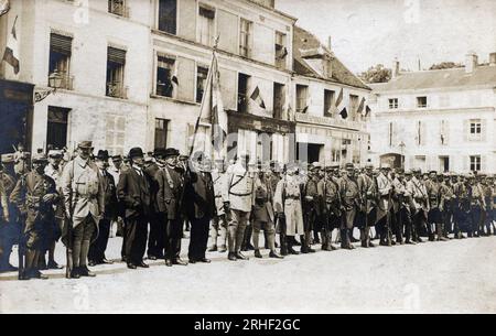 Premiere guerre mondiale (1914-1918) : Carte postale 1914-1918 Stock Photo