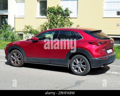Mazda CX-30 subcompact crossover SUV car, Hungary, Magyarország, Europe