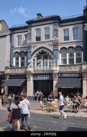 Hight Street Arcade St Mary Street Cardiff South Wales Stock Photo