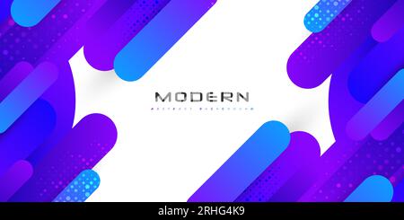 Abstract Modern Geometric Background. Colorful Liquid Background Design Stock Vector