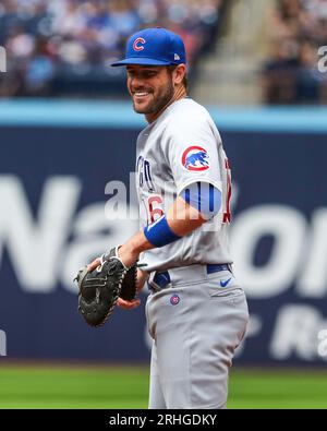 Chicago Cubs' Patrick Wisdom blows a bubble while batting during the fourth  inning of the team's baseball game against the San Diego Padres on Tuesday,  April 25, 2023, in Chicago. (AP Photo/Erin