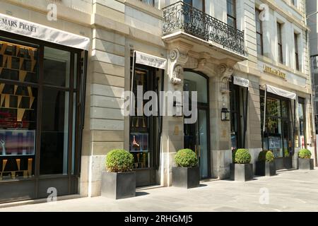 Geneva switzerland. August 13. 2023. Audemars Piguet store