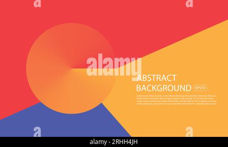 colorful paper geometric modern abstract background Stock Vector