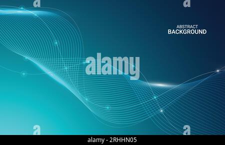 Abstract technology background. Empty background. Stock Vector
