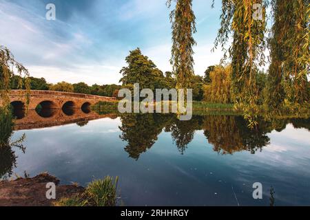 Five Arches Bridge also known as Foots Cray Meadows in Sidcup. Stock Photo
