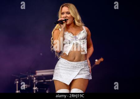 We Are Fabuloso, Preston Park, Brighton, East Sussex, UK. Zara Larsson performing at We Are Fabuloso, a concert in aid of Brighton Pride. 5th August 2023. David Smith/Alamy News Stock Photo