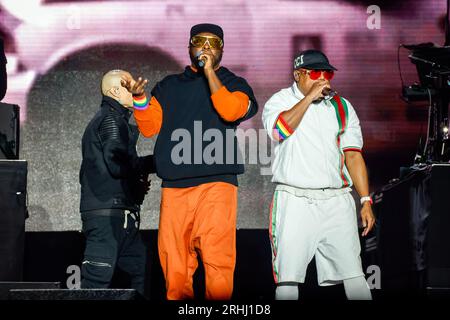 We Are Fabuloso, Preston Park, Brighton, East Sussex, UK. Black Eyed Peas headline performance at We Are Fabuloso, a concert in aid of Brighton Pride. 5th August 2023. David Smith/Alamy News Stock Photo