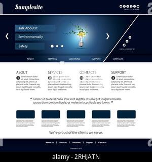 Website Design Stock Vector
