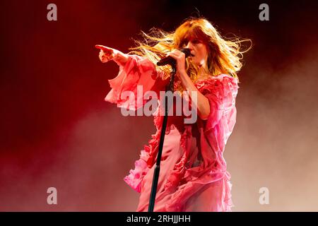 Hungary 10 August 2023 Florence Welch - Florence + The Machine Dance Fever Tour 23  - live at Sziget Festival in Budapest © Andrea Ripamonti / Alamy Stock Photo