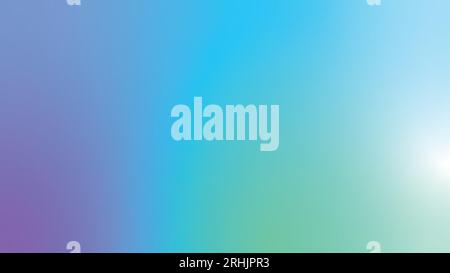 Purple, Cyan and Green Colors Abstract Gradient beautiful Background  illustration. Cool Colors abstract Art. Stock Vector