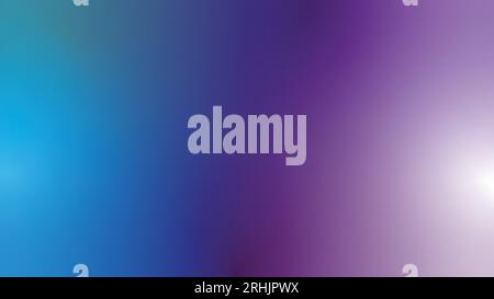 Cyan, Blue and Purple Colors Gradient Beautiful Background.4k abstract multi-colors art work. Stock Vector
