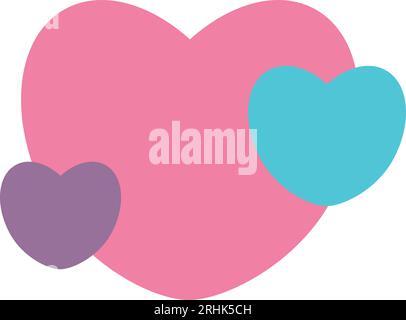 Pink flare with a heart. Abstract romantic background with glowing heart.  Shining love and romance concept. Graphic element for wedding invitation,  bi Stock Vector Image & Art - Alamy
