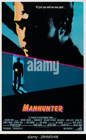 Poster, 'Manhunter' (1986). Photo credit: DEG Stock Photo