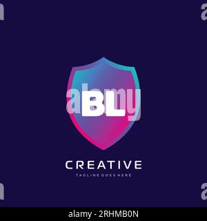 initial logo With Colorful template vector. Stock Vector