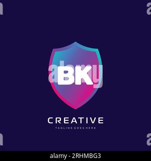 initial logo With Colorful template vector. Stock Vector