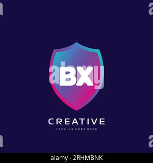 initial logo With Colorful template vector. Stock Vector