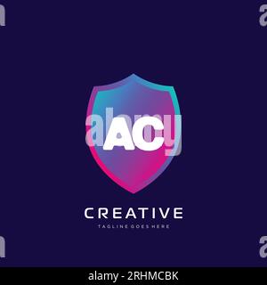initial logo With Colorful template vector. Stock Vector