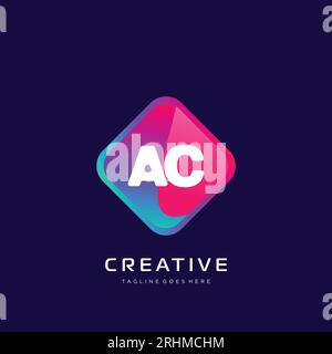 initial logo With Colorful template vector. Stock Vector
