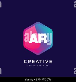 initial logo With Colorful template vector. Stock Vector