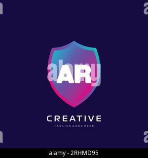 initial logo With Colorful template vector. Stock Vector