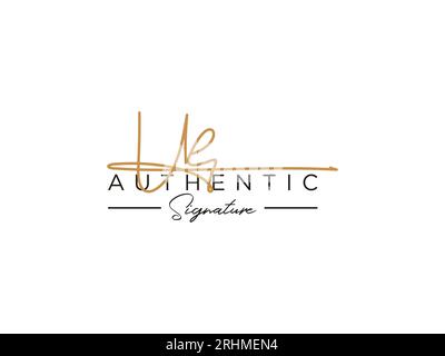 UE Signature Logo Template Vector. Stock Vector