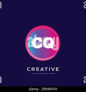 initial logo With Colorful template vector. Stock Vector