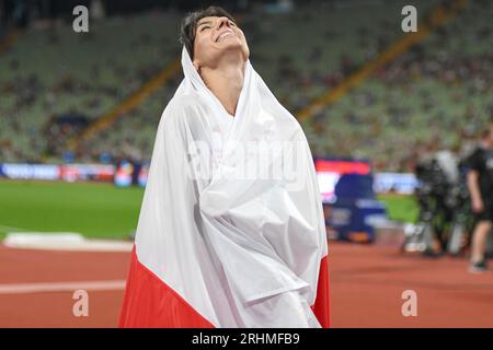 Anna Kiełbasinska (Bronze medal, Poland). 400m final. European Championships Munich 2022 Stock Photo