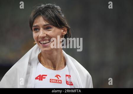 Anna Kiełbasinska (Bronze medal, Poland). 400m final. European Championships Munich 2022 Stock Photo