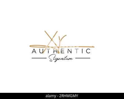 XR Signature Logo Template Vector. Stock Vector