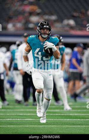 43 Derek Parish Jacksonville Jaguars Rookie Stock Photo 2303158899