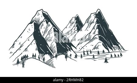 Ben Lomond Ogden Utah Mountain Illustration Hand Drawn Clip Art for  Personal and Commercial Use - Etsy