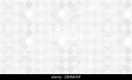 White silver geometric abstract background. Elegant pattern. Minimalist empty triangular vector illustration. Stock Vector