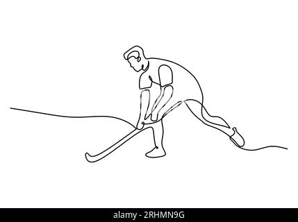 How to Draw a Hockey Player - Really Easy Drawing Tutorial