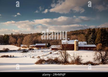 Farm   Goshen, Connecticut, USA Stock Photo