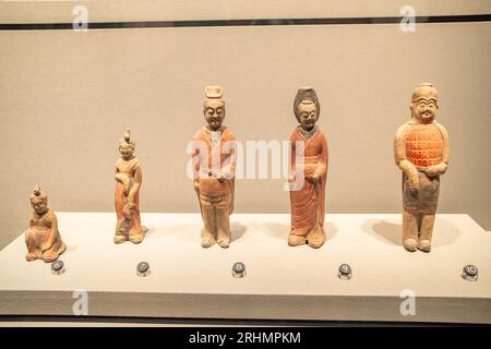 Taiyuan ShanXi China-July 29 2023:cultural relic in the Shanxi Museum. Stock Photo