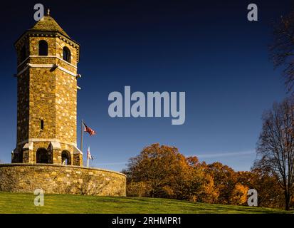 The Tower on Fox Hill   Vernon, Connecticut, USA Stock Photo
