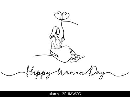 Happy Womens Day Greeting Card Background Stock Vector (Royalty Free)  1286247793 | Shutterstock