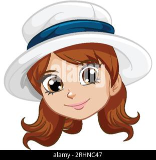 Cute thinking egg wearing a hat vector illustration cartoon Stock Vector  Image & Art - Alamy