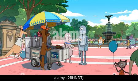 ROBOT DREAMS (2023), directed by PABLO BERGER. Credit: ARCADIA MOTION PICTURES / Album Stock Photo
