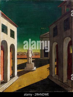 Piazza d'Italia. Museum: PRIVATE COLLECTION. Author: GIORGIO DE CHIRICO. Stock Photo