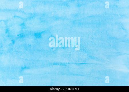 Blue watercolor abstract background. Full frame Stock Photo