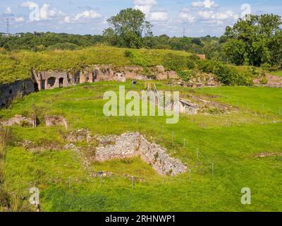 The Ruins of Basing House, Destroyed During the English Civil War, Old Basing, Basingstoke, England, UK, GB. Stock Photo