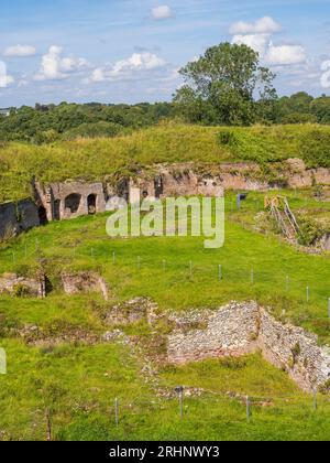 The Ruins of Basing House, Destroyed During the English Civil War, Old Basing, Basingstoke, England, UK, GB. Stock Photo