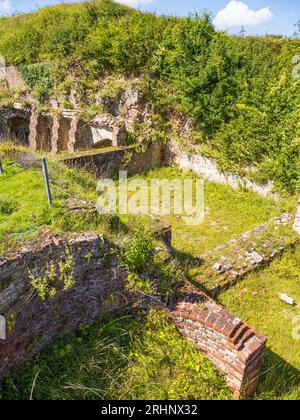 The Ruins of Basing House, Destroyed During the English Civil War, Old Basing, Basingstoke, England, UK, GB. Stock Photo