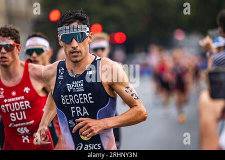 03 Leo Bergere (FRA) during the 2023 World Triathlon Olympic & Paralympic Games Test Event, on August from 17 to 20, 2023 in Paris, France Stock Photo