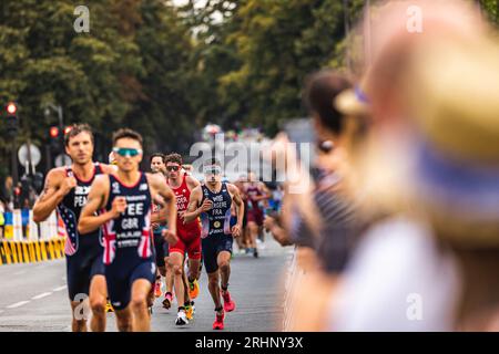 03 Leo Bergere (FRA) during the 2023 World Triathlon Olympic & Paralympic Games Test Event, on August from 17 to 20, 2023 in Paris, France Stock Photo