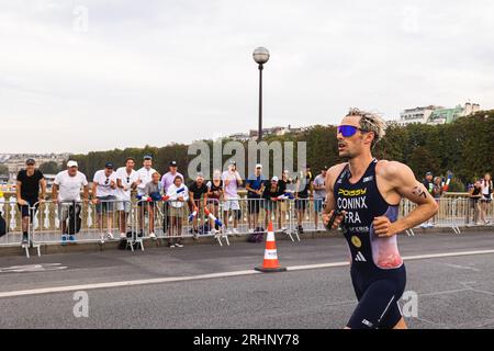 07 Dorian Coninx (FRA) during the 2023 World Triathlon Olympic & Paralympic Games Test Event, on August from 17 to 20, 2023 in Paris, France Stock Photo