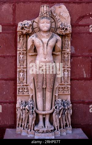 India, state of Rajasthan, Osiyan (or Osian), small town at the gates of the Thar desert, the Jain Mahavira temple founded in the 8th century Stock Photo