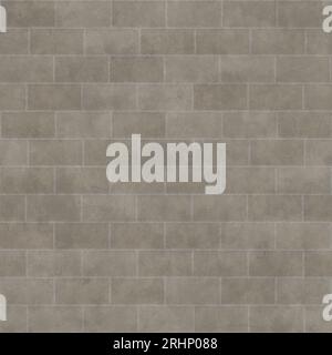 Seamless background of gray bricks. Seamless old sandstone brick wall background texture. Tileable antique vintage stone blocks or tiles surface patte Stock Photo