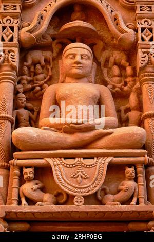 India, state of Rajasthan, Osiyan (or Osian), small town at the gates of the Thar desert, the Jain Mahavira temple founded in the 8th century Stock Photo